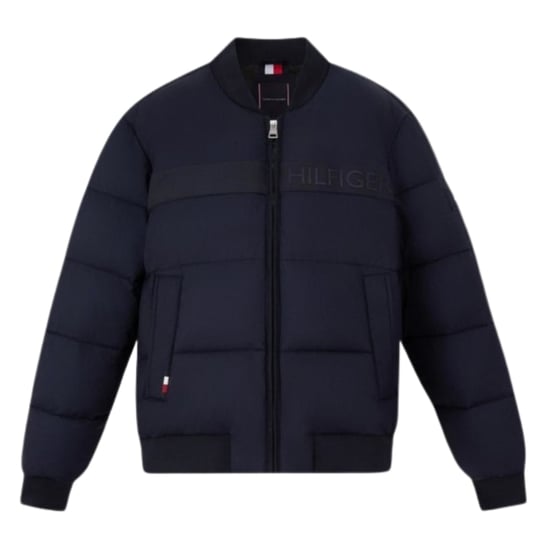 Chaqueta Bomber Azul Marino High Loft De Tommy Hilfiger - Image 1
