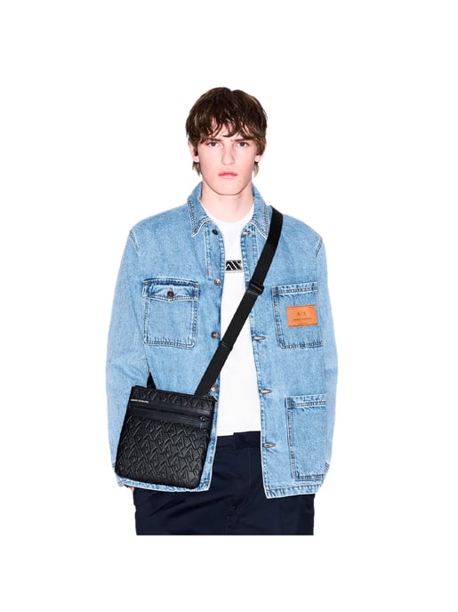 Bolso bandolera plano esencial de Armani Exchange para hombre - Image 2