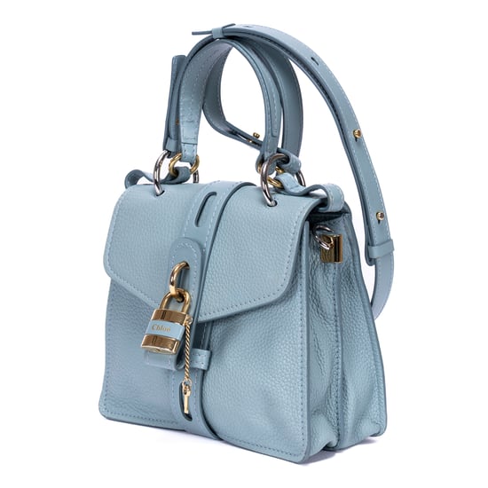 Chloe Aby Day Small en Azul claro Cuero de ternero - Image 2