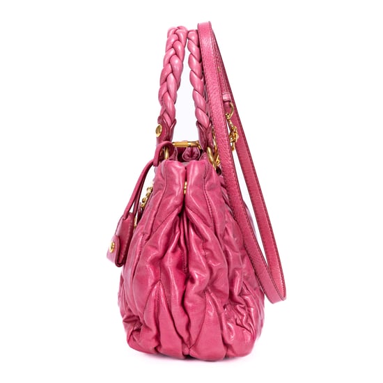 Miu Miu 2-Way Tote en Pink Cuero de ternero - Image 5