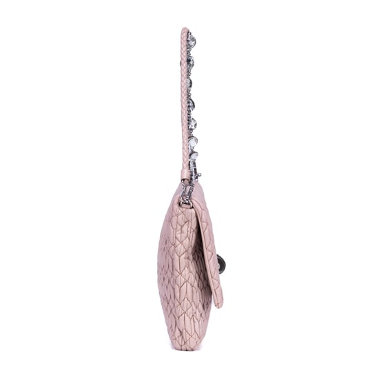 Miu Miu Crystal Cloque en Pink Cuero de ternero - Image 4