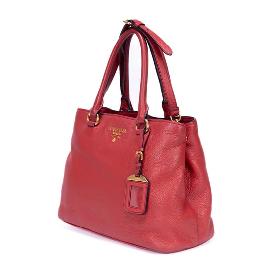 Prada Vitello Phoenix Tote en Red Cuero de ternero - Image 2
