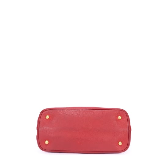Prada Vitello Phoenix Tote en Red Cuero de ternero - Image 6