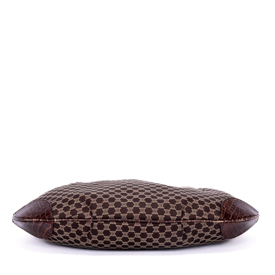 Celine Vintage Blason Hobo en Brown Cuero de ternero - Image 6