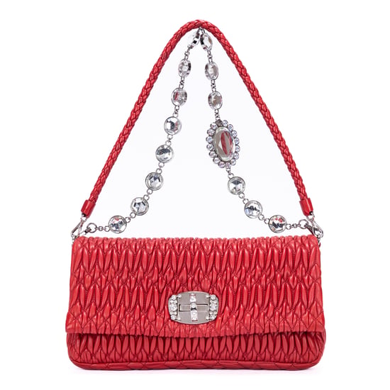Miu Miu Crystal Cloque en Red Cuero de ternero - Image 1