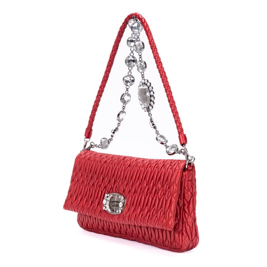 Miu Miu Crystal Cloque en Red Cuero de ternero - Image 2