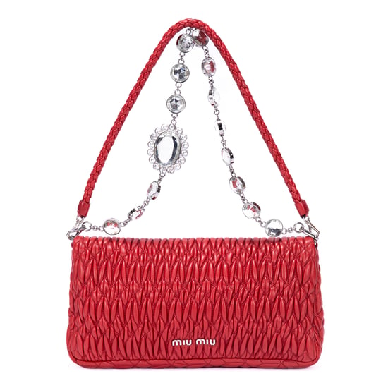 Miu Miu Crystal Cloque en Red Cuero de ternero - Image 4