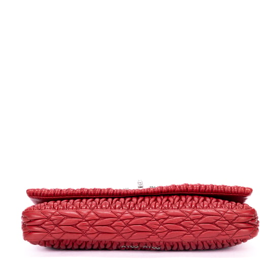 Miu Miu Crystal Cloque en Red Cuero de ternero - Image 6