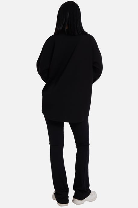 Jersey oversize con lazo contrastado negro en el lateral - Image 4