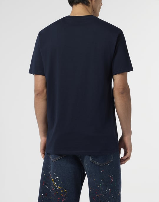 Round Neck T-Shirt Spray Hexagon - Image 5