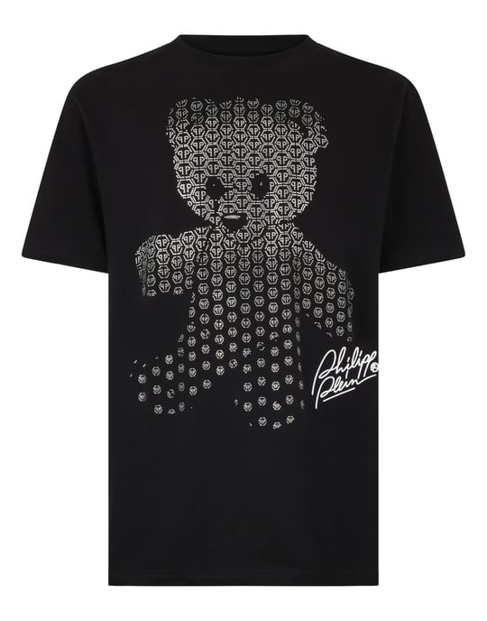 Round Neck T-Shirt Teddy Strass Teddy Bear - Image 1
