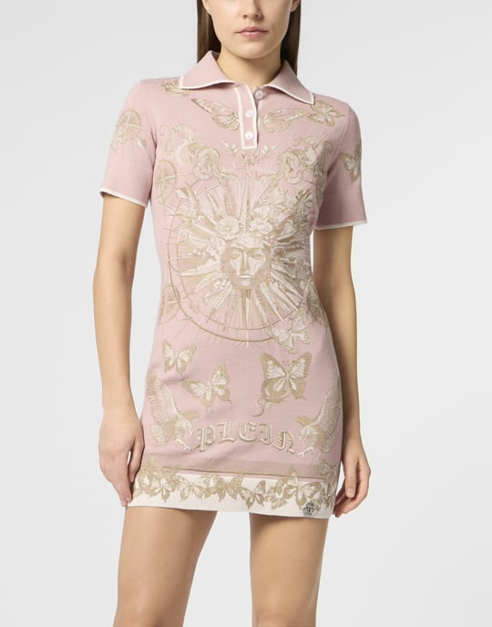 Polo Mini Dress Butterfly Tattoo - Image 2