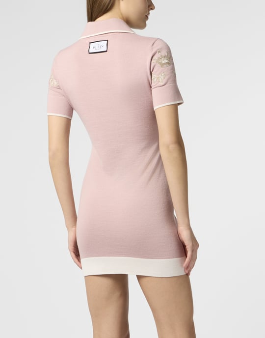 Polo Mini Dress Butterfly Tattoo - Image 5