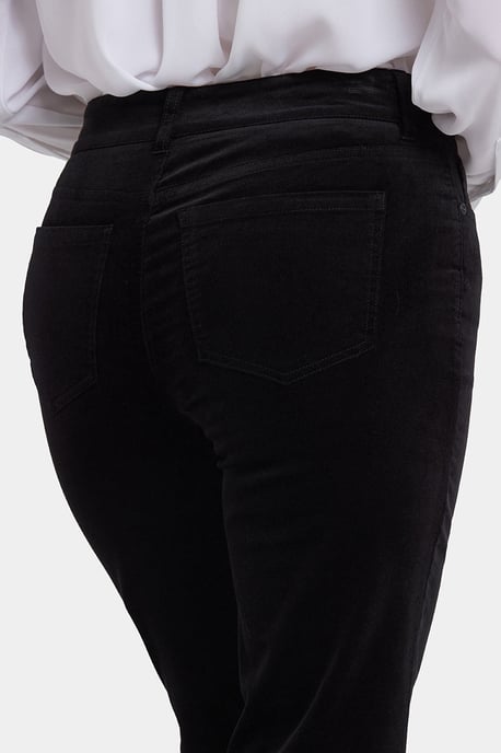 Pantalones Rectos Marilyn en Terciopelo | Negro - Image 4