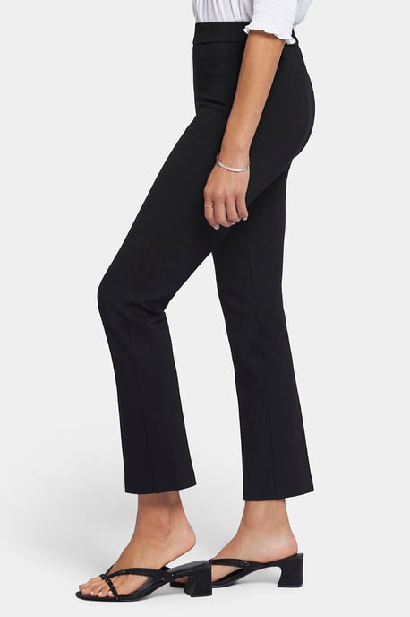 Pantalón Tobillo Sculpt-Her™ Recto con Cintura Elástica | Negro - Image 2