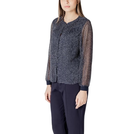 Blusa de mangas largas con estampado geométrico - Image 2