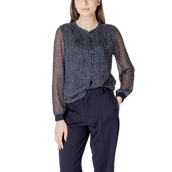Blusa de mangas largas con estampado geométrico - Image 4