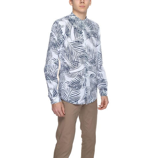 Camisa Casual de Manga Larga con Estampado de Palmera - Image 4