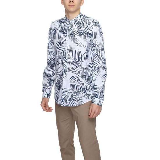 Camisa Casual de Manga Larga con Estampado de Palmera - Image 5