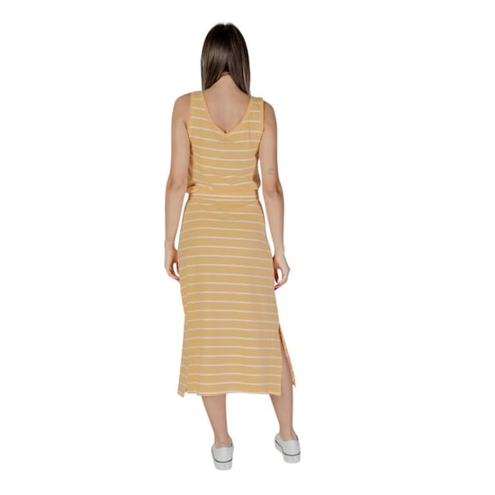 Vestido Midi Rayado con Cintura Ajustable - Image 4