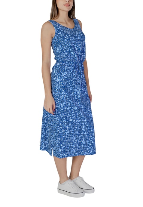 Vestido Midi Sin Mangas con Escote en V - Image 3