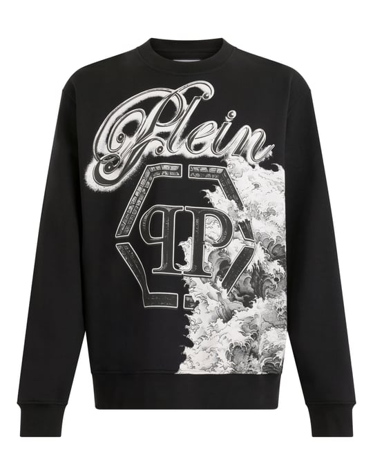 Round Neck Sweatshirt Ceramic Signature - Image 1