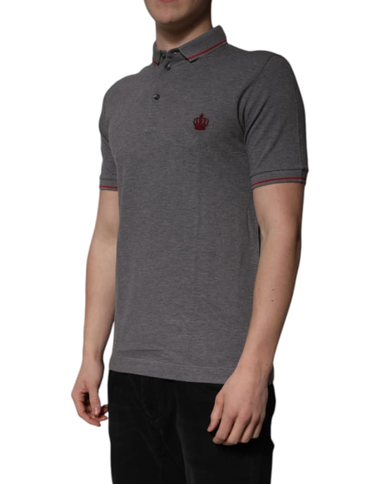 Camisa Polo Bordada con Corona - Image 3