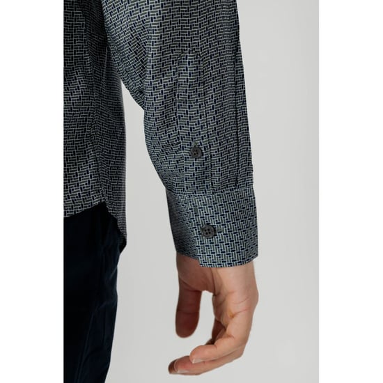 Camisa de Manga Larga con Estampado Geométrico - Image 4