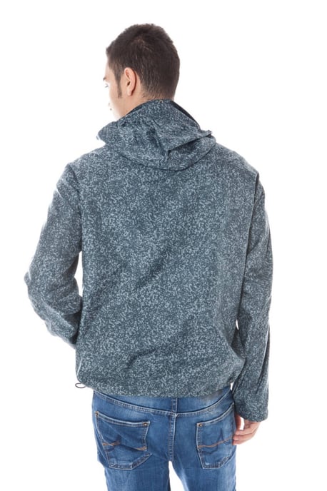 Chaqueta con capucha de estampado moteado - Image 3