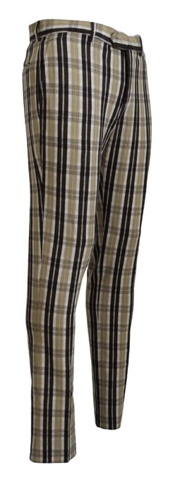 Pantalones de cuadros estilo casual - Image 3