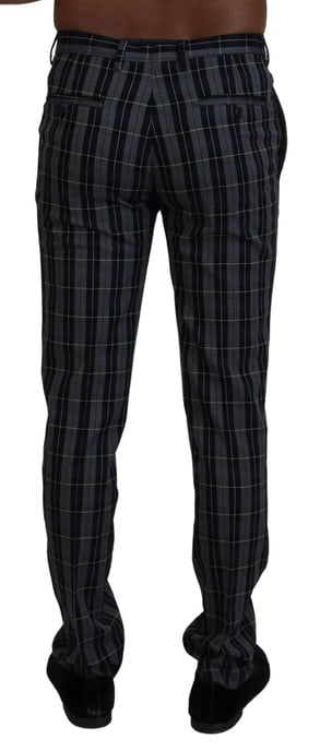 Pantalones de cuadros de corte clásico - Image 3