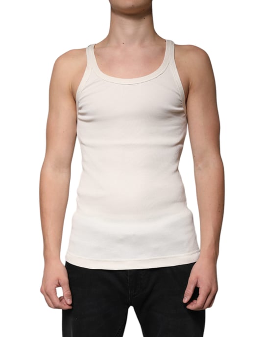 Camiseta sin mangas acanalada estilo clásico - Image 2