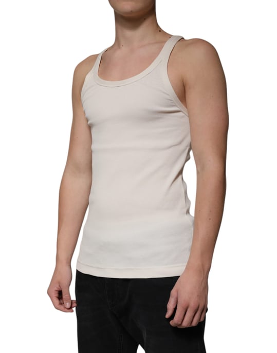 Camiseta sin mangas acanalada estilo clásico - Image 3