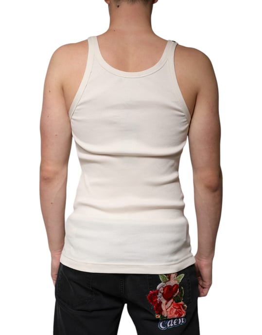 Camiseta sin mangas acanalada estilo clásico - Image 4