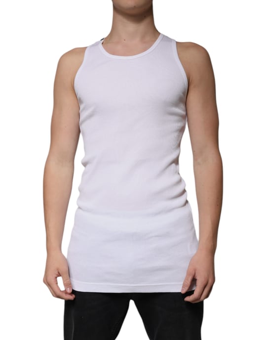 Camiseta sin mangas acanalada estilo clásico - Image 2