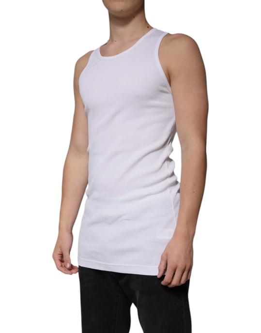 Camiseta sin mangas acanalada estilo clásico - Image 3