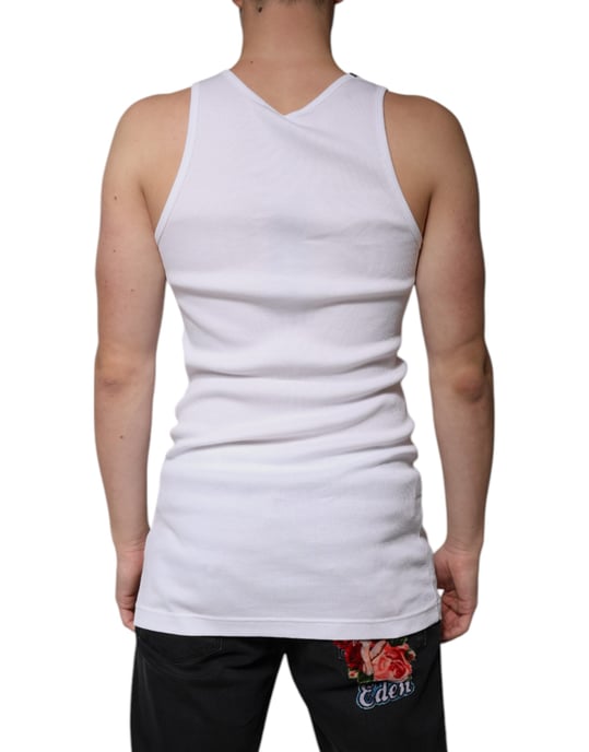 Camiseta sin mangas acanalada estilo clásico - Image 4