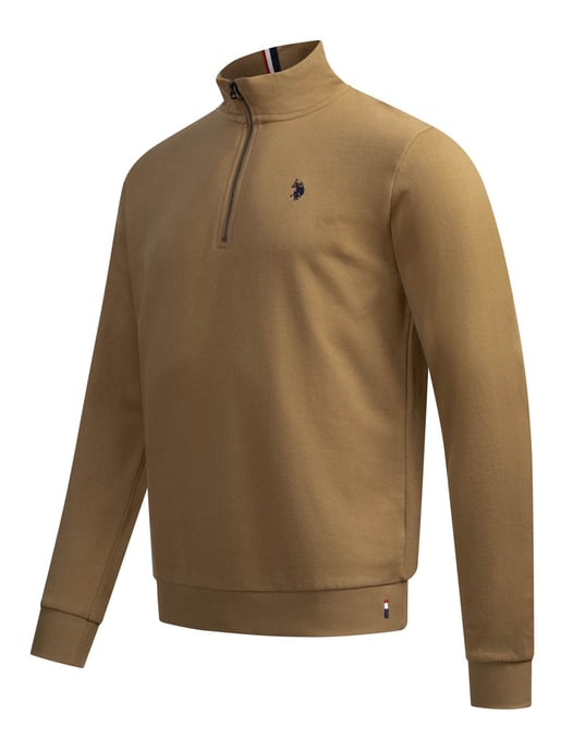 Jersey Half-Zip para hombre U.S. POLO ASSN. USNiico de algodón y poliéster - Image 2