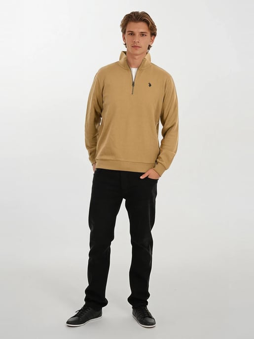 Jersey Half-Zip para hombre U.S. POLO ASSN. USNiico de algodón y poliéster - Image 4