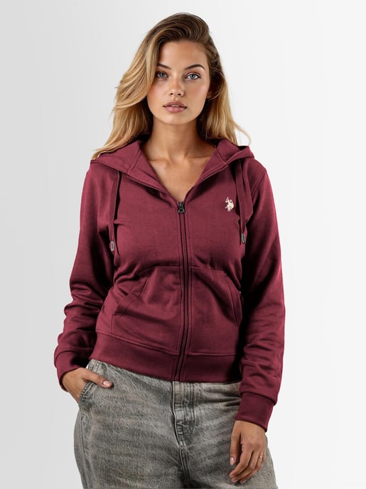 Chaqueta sudadera para mujer U.S. POLO ASSN. USRubyy de algodón y poliéster - Image 4