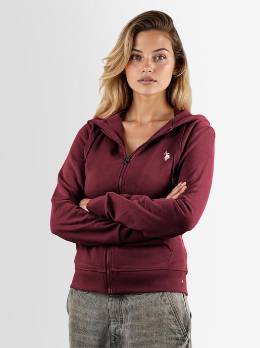 Chaqueta sudadera para mujer U.S. POLO ASSN. USRubyy de algodón y poliéster - Image 5