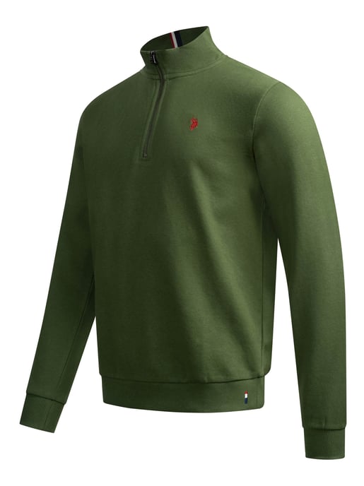 Jersey Half-Zip para hombre U.S. POLO ASSN. USNiico de algodón y poliéster - Image 2