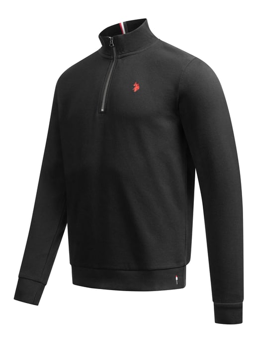 Jersey Half-Zip para hombre U.S. POLO ASSN. USNiico de algodón y poliéster - Image 2