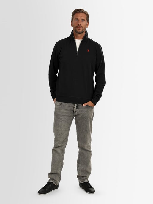 Jersey Half-Zip para hombre U.S. POLO ASSN. USNiico de algodón y poliéster - Image 4
