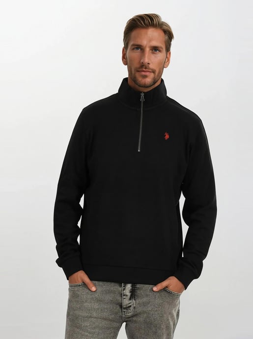 Jersey Half-Zip para hombre U.S. POLO ASSN. USNiico de algodón y poliéster - Image 5