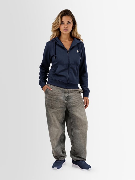 Chaqueta sudadera para mujer U.S. POLO ASSN. USRubyy de algodón y poliéster - Image 3