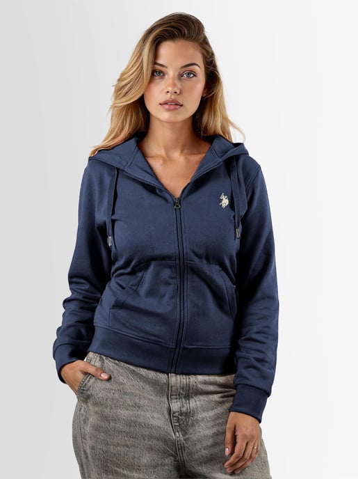 Chaqueta sudadera para mujer U.S. POLO ASSN. USRubyy de algodón y poliéster - Image 4