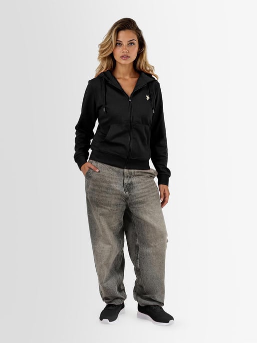 Chaqueta sudadera para mujer U.S. POLO ASSN. USRubyy de algodón y poliéster - Image 3