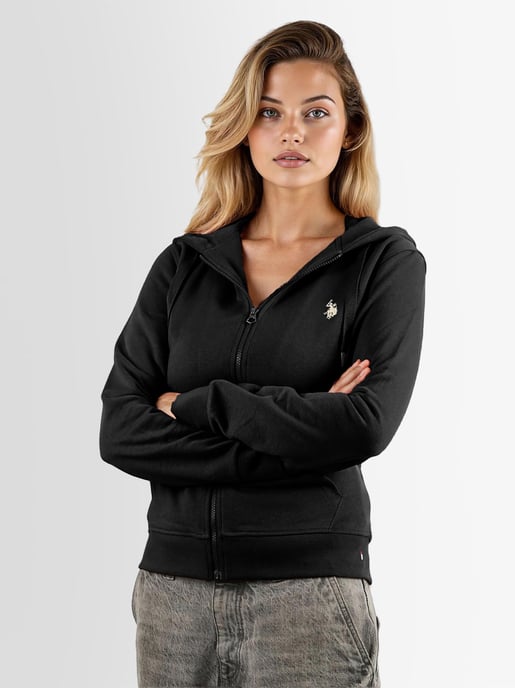 Chaqueta sudadera para mujer U.S. POLO ASSN. USRubyy de algodón y poliéster - Image 5