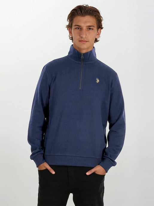 Jersey Half-Zip para hombre U.S. POLO ASSN. USNiico de algodón y poliéster - Image 5